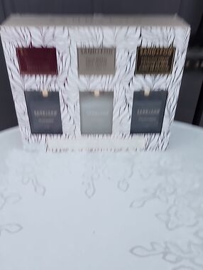 Scented Three Individually Packaged Diffusers  Neutral & Black Accents